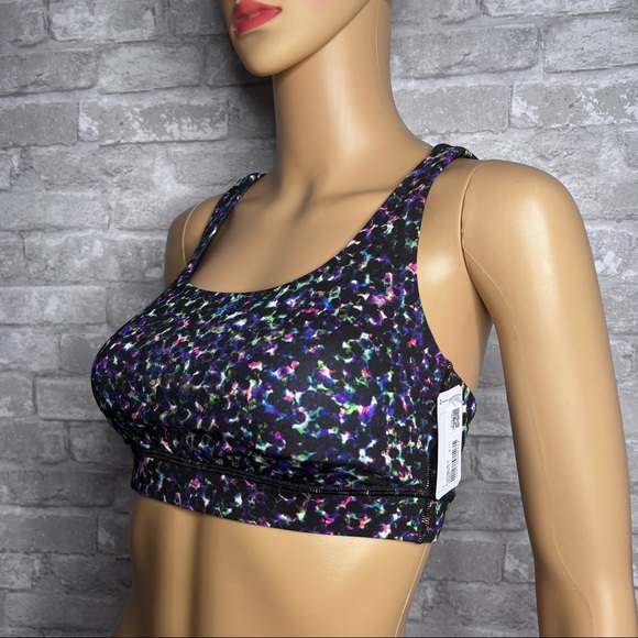 Lululemon Energy Bra Luxtreme NWT Size 4 Black Blue SMMI *Limited Edition* - Picture 12 of 14